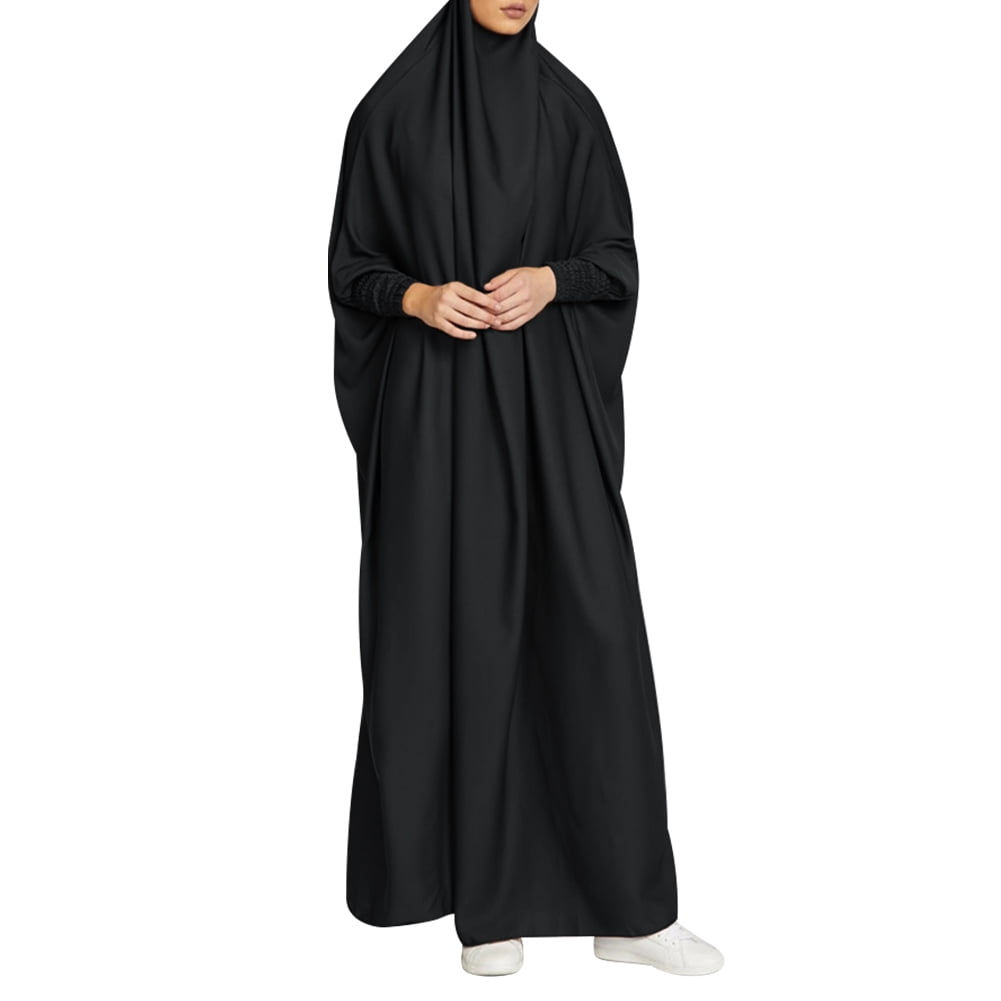 Long sleeve abaya dress hot sale