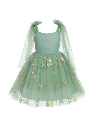 IBTOM CASTLE Flower Girl Lace Dress for Kids Wedding Bridesmaid