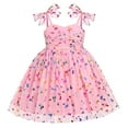 thumbnail image 1 of IBTOM CASTLE Toddler Baby Girls Birthday Party Princess Tutu Dress Floral Backless Ruffle Tulle Dresses for Cake Smash 12-18 Months Pink Butterfly, 1 of 8