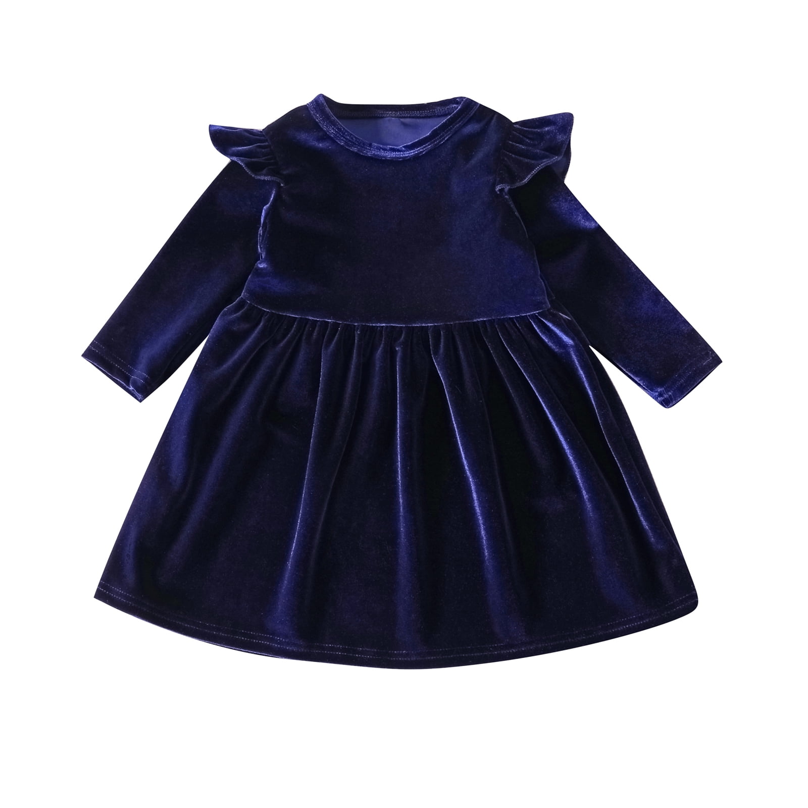 IBTOM CASTLE Toddler Baby Girls Velvet Tutu Dress Pageant Party Gown