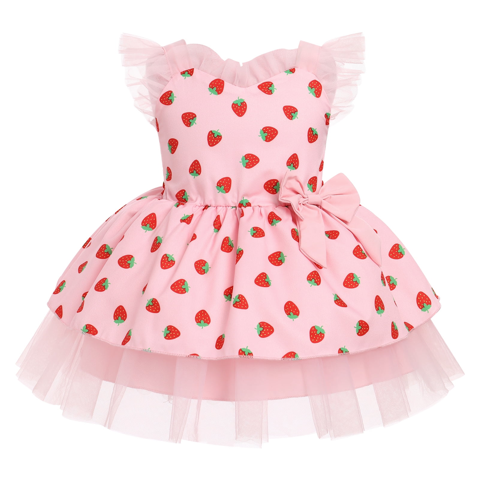 strawberry birthday dress ONE Strawberry Birthday Outfit main image 0