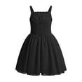 thumbnail image 1 of IBTOM CASTLE Tween Girls Midi Corset Dress for Middle School Dance Party Summer Vacation Sundresses Holiday Junior Dresses 10-11 Years Black, 1 of 7