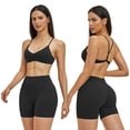 thumbnail image 1 of IBTOM CASTLE Two Piece Workout Sets for Women Y Back Sports Jogger Outfits Bra High Waist Biker Shorts Matching Gym Sets Yoga Pilates Outfits M Black, 1 of 7
