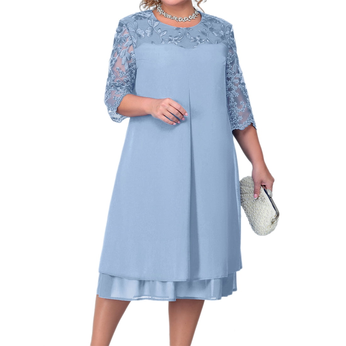 plus size short dresses Cheris Sexy Party Dress– Hello Curve Color:Brown Floral wash:Light Wash Navy blue sparkly Windsor
