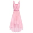 thumbnail image 1 of IBTOM CASTLE Women Sleeveless Sequin Elegant Lyrical Dance Long Dress Ballet Flowy Chiffon Mesh Tulle Skirt Dance Wear L Pink, 1 of 8