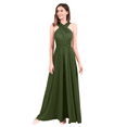 thumbnail image 1 of IBTOM CASTLE Women Transformer Evening Dress Maxi Cocktail Wrap Convertible Multi Way Floor Long Formal Gown S Dark Green, 1 of 6