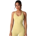 thumbnail image 1 of IBTOM CASTLE Women's 2 Piece Workout Set Racerback Cropped Tank Top Matching High Waist Shorts Yoga Gym Pilates Outfits S Brown, 1 of 7