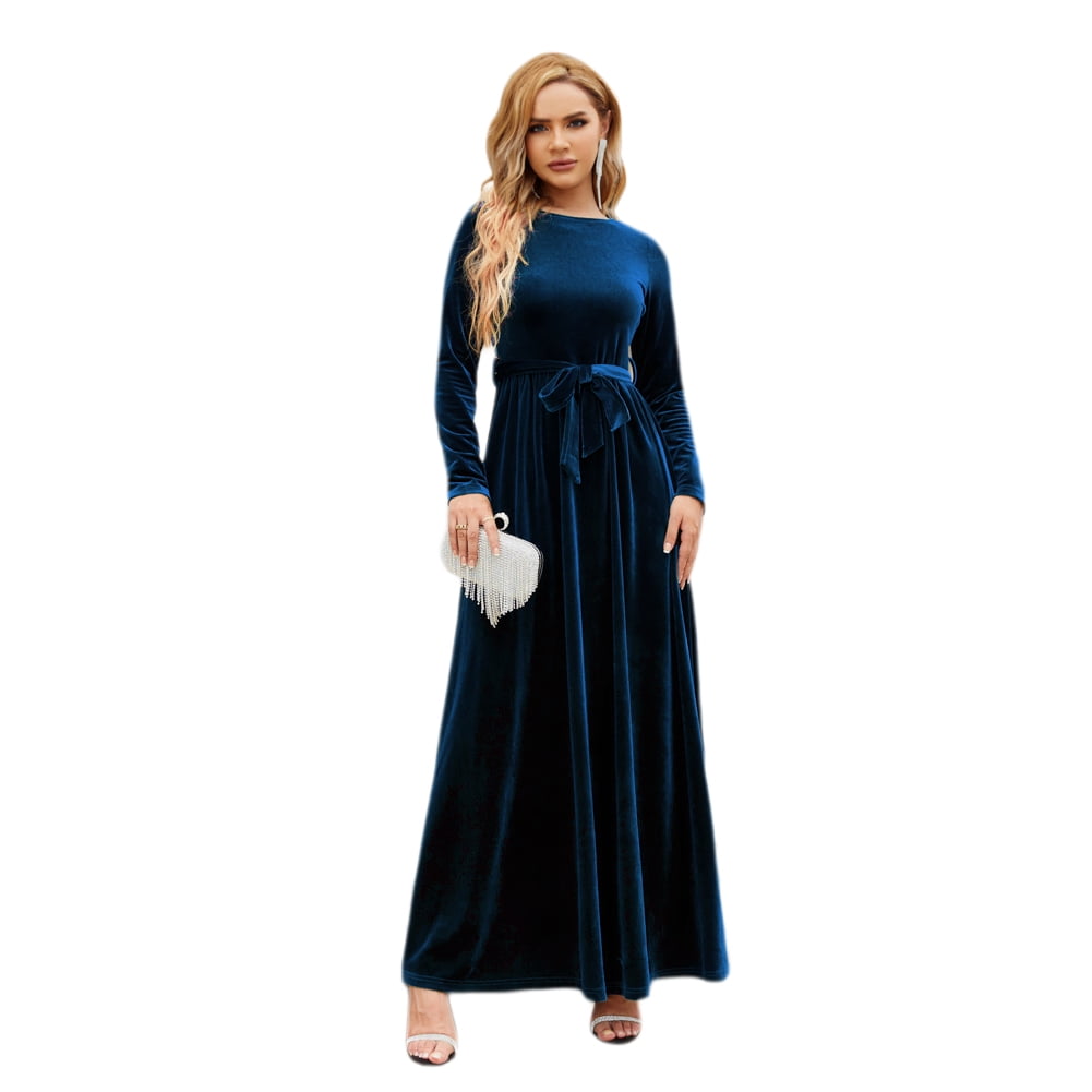 navy blue velvet maxi dress Dasha Mini Dress | Navy | Womens main image 0