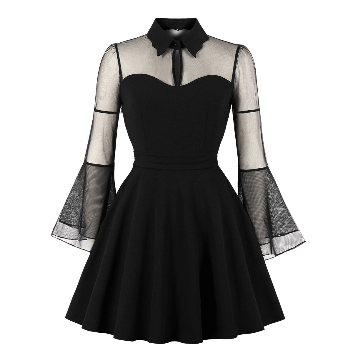 1950s little black dress Elegant 1950's Draped Back Little Black Dress by Jr. Sophisticates / S –  Xtabay Vintage main image 1