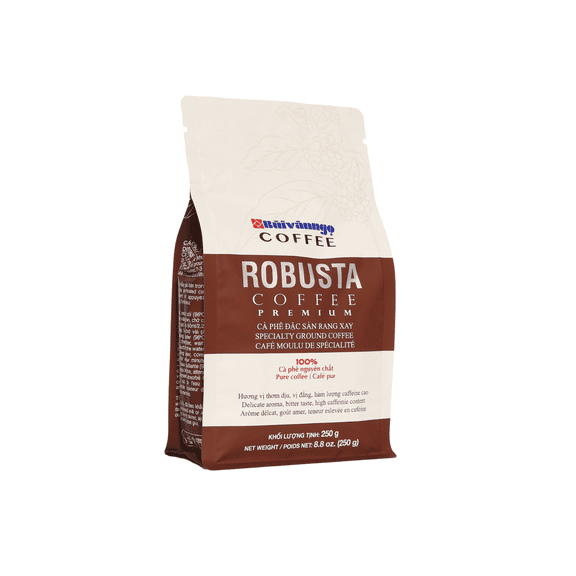 IBVN Robusta Ground Coffee 8.8 oz/ 250 gram | BUIVANNGO COFFEE | Vietnamese Coffee