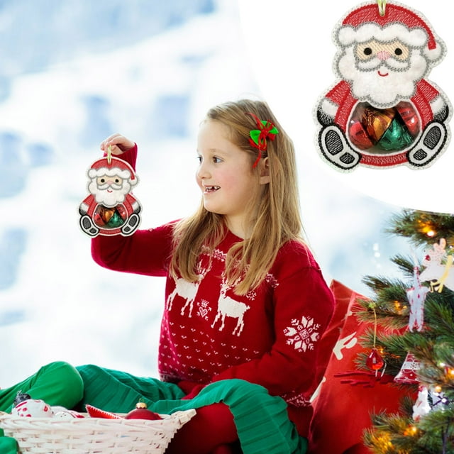 IBaodan Christmas Decoration Discount Clearance Cute Peekaboo Snack Bag