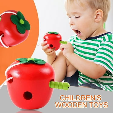 IBaodan Developmental toys Wind Up Toy Wooden Toy Educational And Learning Montessori Activity For Kids Gift for Child