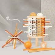 VANLOFE Developmental toys Limited time offer Enlightenment And Early Education Wooden Dice And Sticks Hand Eye Coordination Logical Thinking Training Parent child Interaction Puzzle Toys Gifts