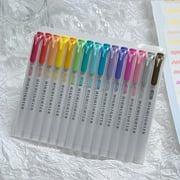 IBaodan Double-ended Highlighter Pens, 15-Color Non-Bleed Markers for s, 10ml Dual-Tip Study Notes Journaling Pens, No Bleed-Through Design, Vibrant Colors for Organizing & Planning
