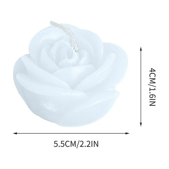 Aromatherapy Candle, Scented Candle, Valentine’s Day Heart Shape Rose Scented Soy Wax Candle, Long-Lasting Burn, Elegant Home Decoration, Relaxing Floral Fragrance, Gift for Women