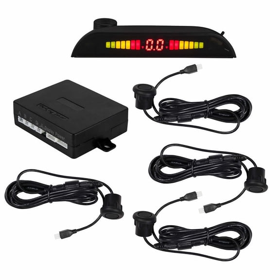 IBEAM TE-4PSKRUB 4-Sensor Rear Parking-Assist Kit (Rubber Sensors)