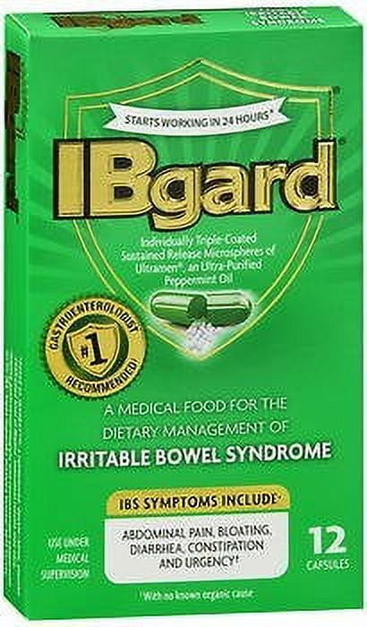 IBgard Irritable Bowel Syndrome Capsules - 12 ct, Pack of 6
