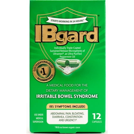 IBgard Irritable Bowel Syndrome Capsules 12 ea (Pack of 3)
