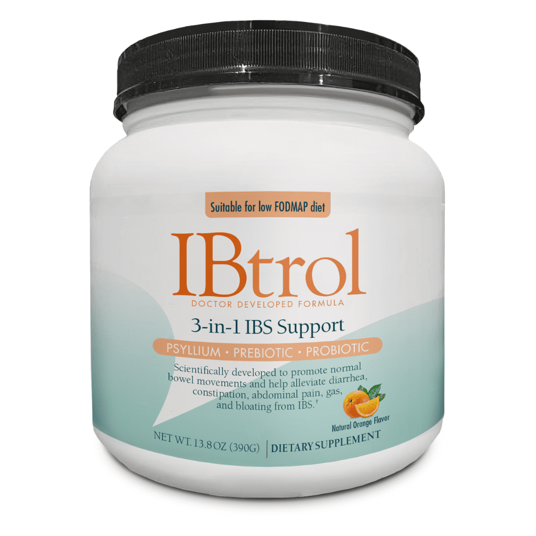 IBtrol® 3in1 IBS Gut Health Supplement with Psyllium, Prebiotic and