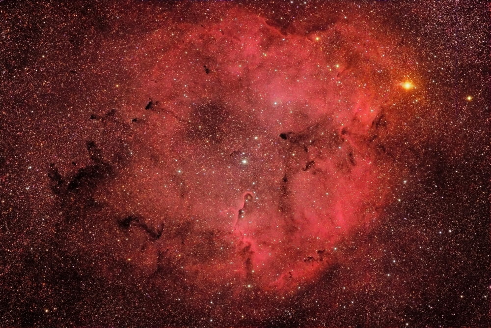 IC 1396 The Elephant Trunk Nebula Canvas Art - Roberto ColombariStocktrek Images (35 x 23)