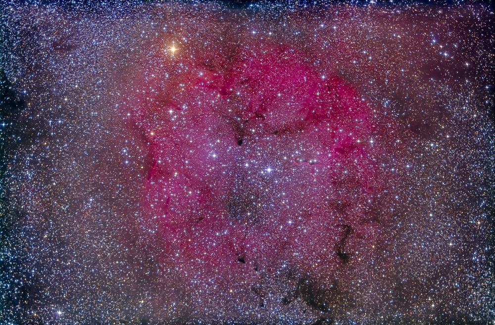 IC 1396 and Garnet Star in Cepheus Canvas Art - Alan DyerStocktrek Images (34 x 23)