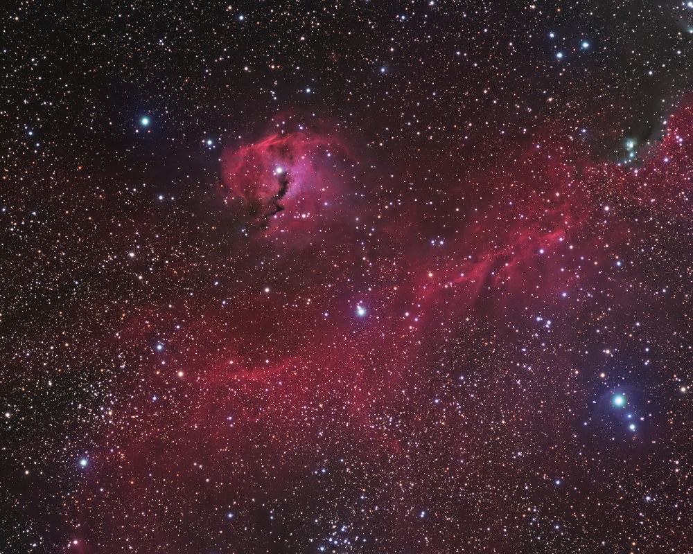 IC 2177 nebulosity Canvas Art - Michael MillerStocktrek Images (32 x 26)