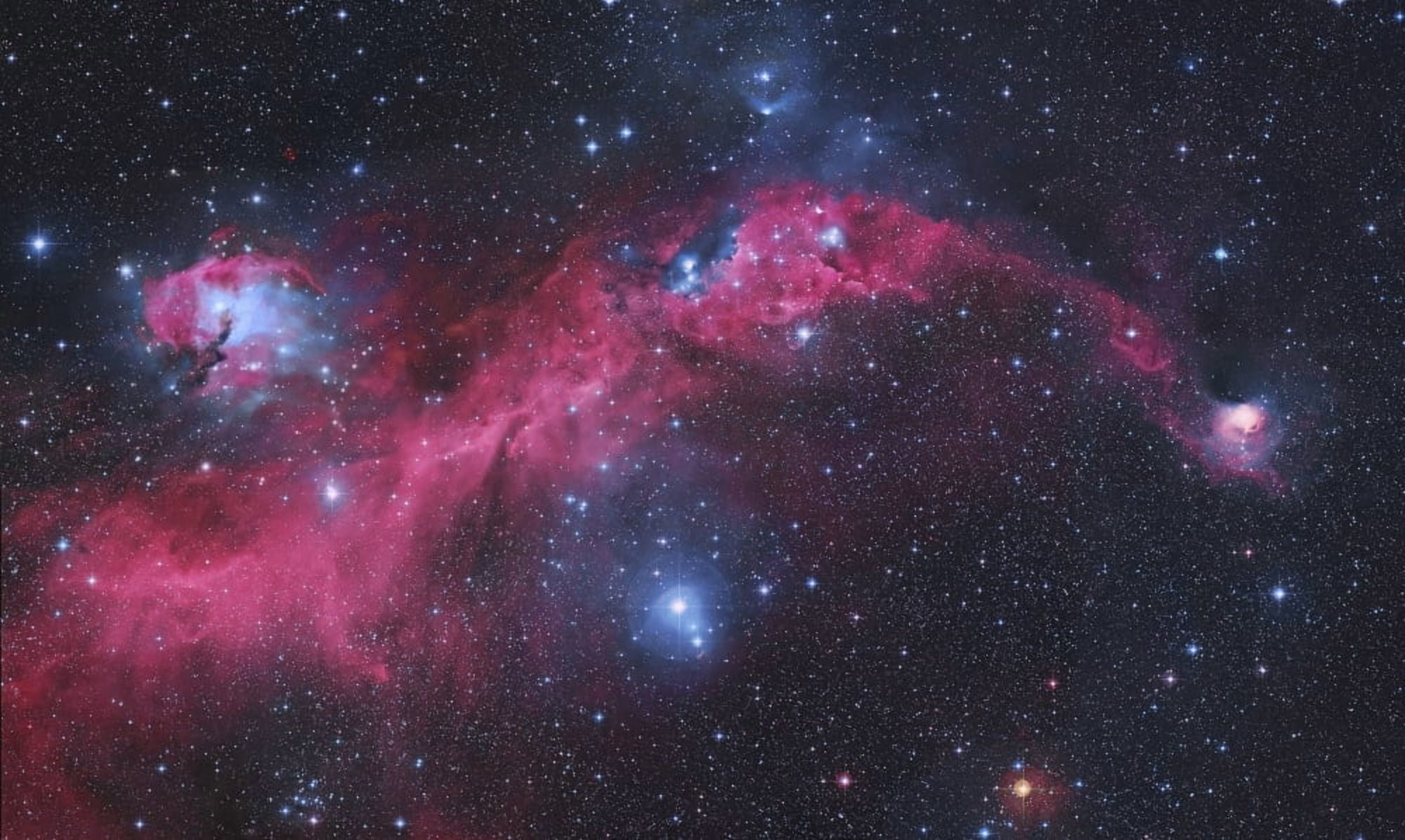 IC 2177 the Seagull Nebula Canvas Art - Robert GendlerStocktrek Images (36 x 22)