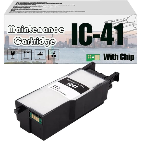 IC-41 IC41 Maintenance Cartridge, Waste Ink Tank Compatible for Ricoh SG2100N SG3100 SG3100SNW SG3110DNW SG3110DN SG3110SFNW SG3120B SFNW SG7100DN GC41 SG400 SG800 SG500 Printers