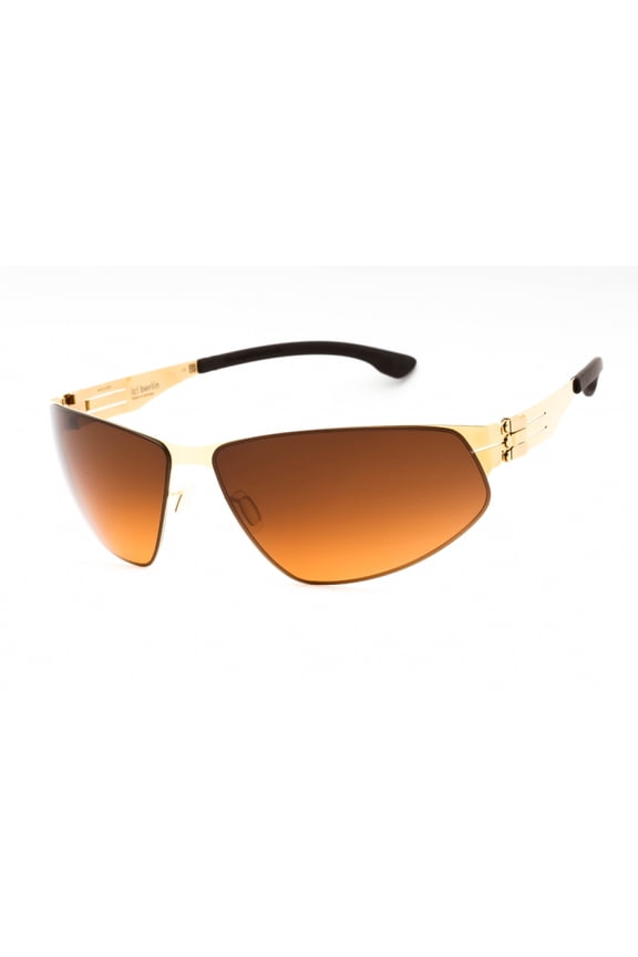 REESE M1521 003 66mm Shield Sunglasses Men's Sun-Gold