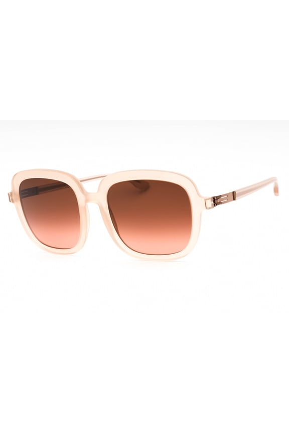 RITA A0680 844 57mm Square Sunglasses Women's Ice Tea Matte