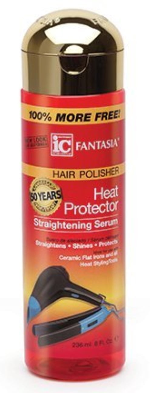 IC Fantasia Heat Protector Straightening Serum 6 oz., Moisturizing, All Hair Type