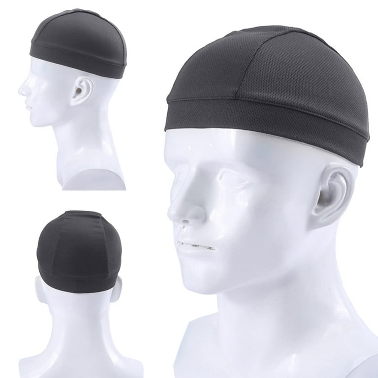 IC ICLOVER 1/3 Pack Skull Caps for Men Women, Moisture