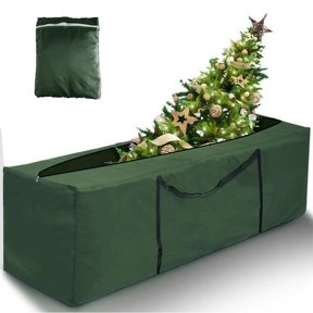 IC ICLOVER 210D Heavy Duty Large Christmas Tree Storage Bag Container Xmas Zip Sack Handles for 9 Foot Tree, Long-Lasting Holiday Tree Storage Case