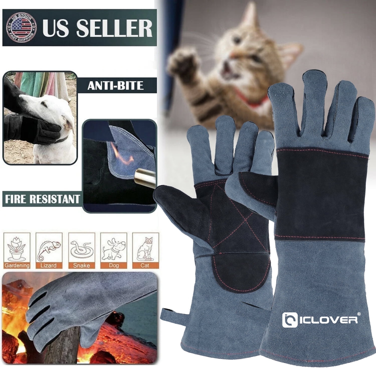 IClover Animal Handling Gloves Bite Proof, Scratch Zimbabwe Ubuy