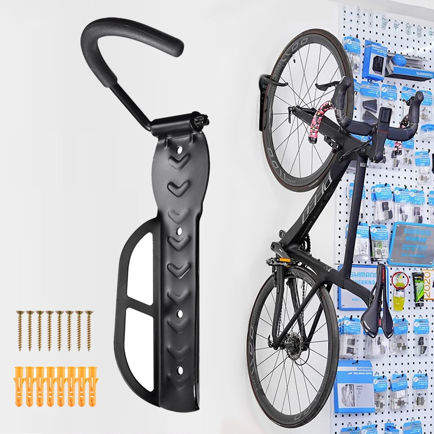 IC ICLOVER 4-Pack Bike Rack - Wall-Mounted, Heavy Duty