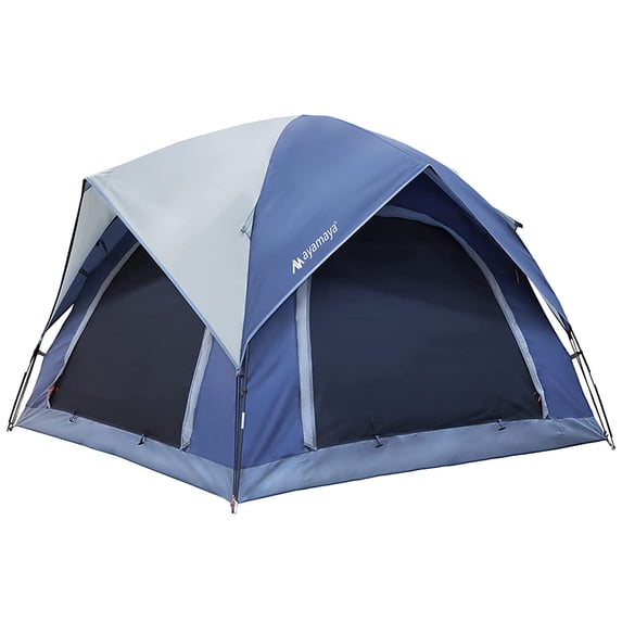 IC ICLOVER Camping Tent 3-4 Person, Dome Tent for Camping with Removable Rain Fly, Waterproof Windproof Backpacking Tent, Easy Set up Lightweight for Outdoor Camping, Hiking