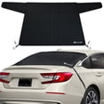 thumbnail image 1 of IC ICLOVER Car Rear Windshield Snow Cover, Enhanced 600D Oxford All-Weather Window Frost Cover Car Shade Ice Removal Winter Summer Universal Fit for Most Cars Trucks Vans and SUVs, 1 of 9
