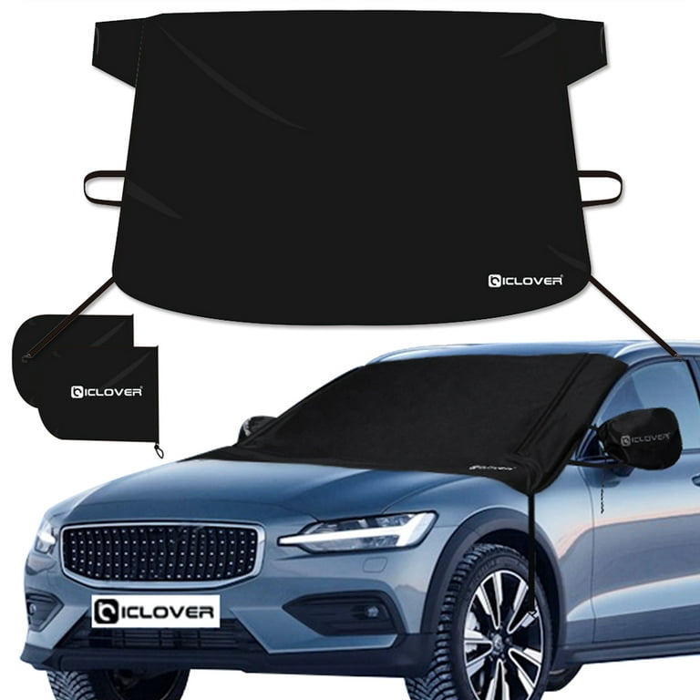IC ICLOVER Car Windshield Snow Cover with Car Side Mirror Frost
