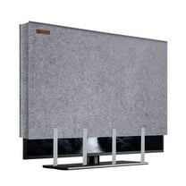 IC ICLOVER TV Cover for Moving Fits 70"-75" Flat Screen with Bottom Strap, Dustproof Anti-Scratch Felt TV Moving Cover for Protection House Moving, Home Renovation