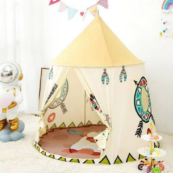 IC ICLOVER Kids Play Tent Pop up Playhouse Birthday Gift for Boy Girls & Toddler for Indoor & Outdoor Use with Carrying Bag