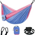thumbnail image 1 of IC ICLOVER Kids Small Hammock for Camping Portable Hammock for Child Girls Boys Ultralight Backpack Mini Hammocks with Straps & Carabiner, 1 of 8