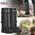 thumbnail image 1 of IC ICLOVER Snake Guard Leg Anti Bite Protection Gaiter Cover Outdoor Hiking Hunting Camping - Black, 1 of 11