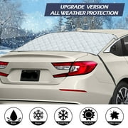 IC ICLOVER Winter Snow Cover & Car Rear Windshield with Magnetic Edge Shade Ice Frost Sun Rain Resistant Waterproof Windproof Dustproof for Outdoor Cars ,Suvs & Vans