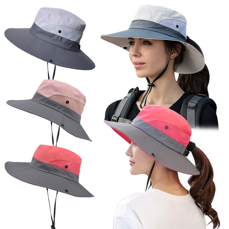 IC ICLOVER Women Summer Sun Hat Wide Brim Outdoor UV  display picture 1