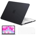 thumbnail image 1 of IC ICLOVER for MacBook Neo 13 inch A3404 (2026), Snap on Hard Shell & Keyboard Cover & Screen Film for MacBook Neo 13" with A18 Pro Chip, Black, 1 of 8