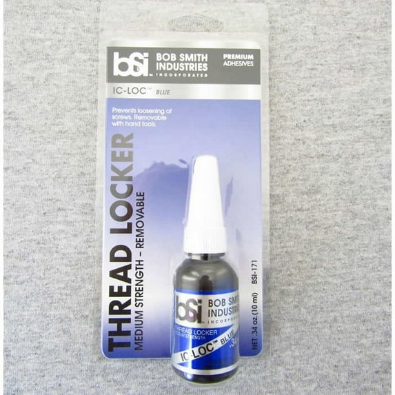 IC-Loc Blue Medium Strength Threadlock .34oz Bottle Bob Smith Ind.