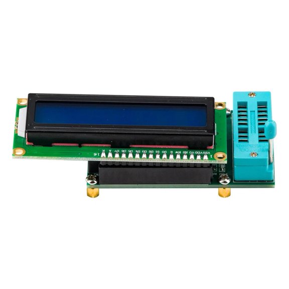 IC Logic Gate Tester TES200 Digital Integrated Circuit Analyzer for 74/40/45 Series, DC 7-12V Operation with LED Display and Mode Selection