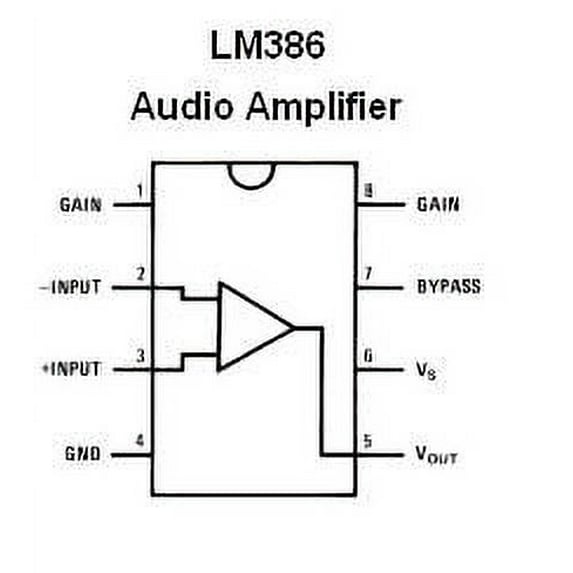 IC SMT Audio Amplifier - LM386 - 4 Pieces