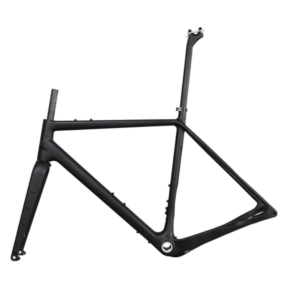 ICAN Carbon X-Gravel Bike Frameset Flat Mount BSA Thru-axle 12100/12142mm UD Matt Finish