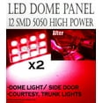 thumbnail image 1 of ICBEAMER 2 x Super White 12-SMD LED Panel High Power Lights Interior Map/Dome/Door Light, 1 of 7
